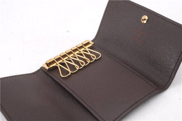 Authentic Louis Vuitton Damier Multicles 6 Key Case Holder N62630 LV 0112F