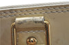 Authentic Louis Vuitton Vernis Alma GM Hand Bag Beige M91450 LV 0113C