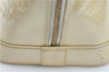 Authentic Louis Vuitton Vernis Alma GM Hand Bag Beige M91450 LV 0113C