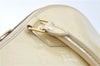 Authentic Louis Vuitton Vernis Alma GM Hand Bag Beige M91450 LV 0113C