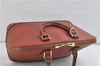 Authentic Louis Vuitton Epi Alma PM Hand Bag Brown M52143 LV 0114D