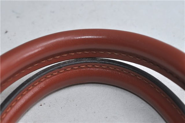 Authentic Louis Vuitton Epi Alma PM Hand Bag Brown M52143 LV 0114D