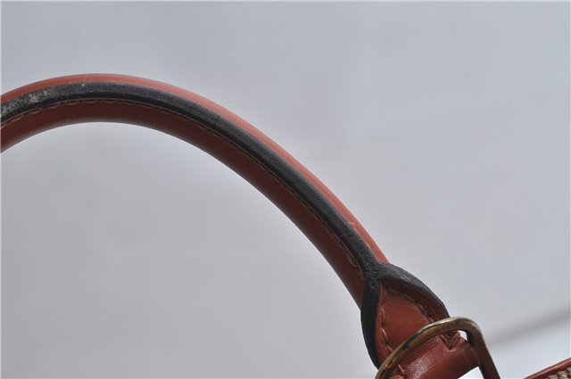 Authentic Louis Vuitton Epi Alma PM Hand Bag Brown M52143 LV 0114D