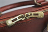 Authentic Louis Vuitton Epi Alma PM Hand Bag Brown M52143 LV 0114D