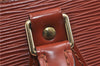 Authentic Louis Vuitton Epi Alma PM Hand Bag Brown M52143 LV 0114D