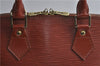 Authentic Louis Vuitton Epi Alma PM Hand Bag Brown M52143 LV 0114D