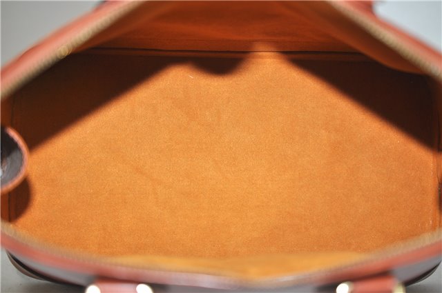 Authentic Louis Vuitton Epi Alma PM Hand Bag Brown M52143 LV 0114D