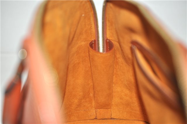 Authentic Louis Vuitton Epi Alma PM Hand Bag Brown M52143 LV 0114D