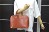 Authentic Louis Vuitton Epi Alma PM Hand Bag Brown M52143 LV 0114D