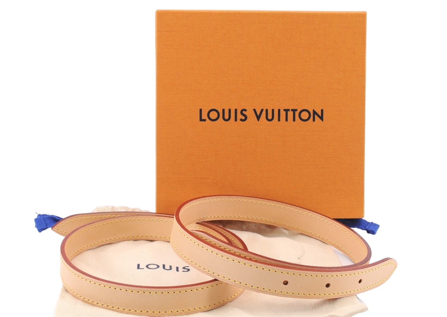 Authentic Louis Vuitton Leather Shoulder Strap 24.8