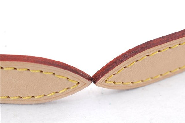 Authentic Louis Vuitton Leather Shoulder Strap 24.8" Beige LV Box 0114E