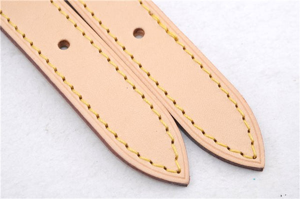 Authentic Louis Vuitton Leather Shoulder Strap 24.8" Beige LV Box 0114E