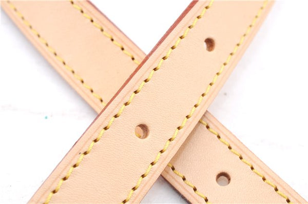 Authentic Louis Vuitton Leather Shoulder Strap 24.8" Beige LV Box 0114E