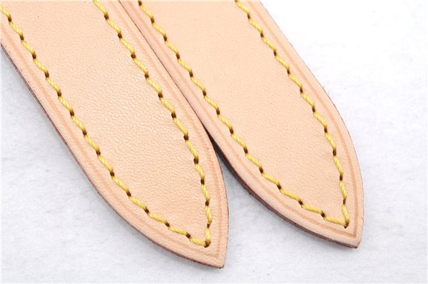 Authentic Louis Vuitton Leather Shoulder Strap 24.8" Beige LV Box 0114E