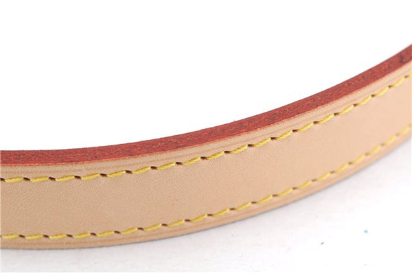 Authentic Louis Vuitton Leather Shoulder Strap 24.8" Beige LV Box 0114E