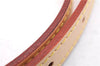 Authentic Louis Vuitton Leather Shoulder Strap 24.8" Beige LV Box 0114E