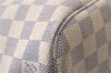 Authentic Louis Vuitton Damier Azur Neverfull PM Tote Bag N51110 LV 0115D