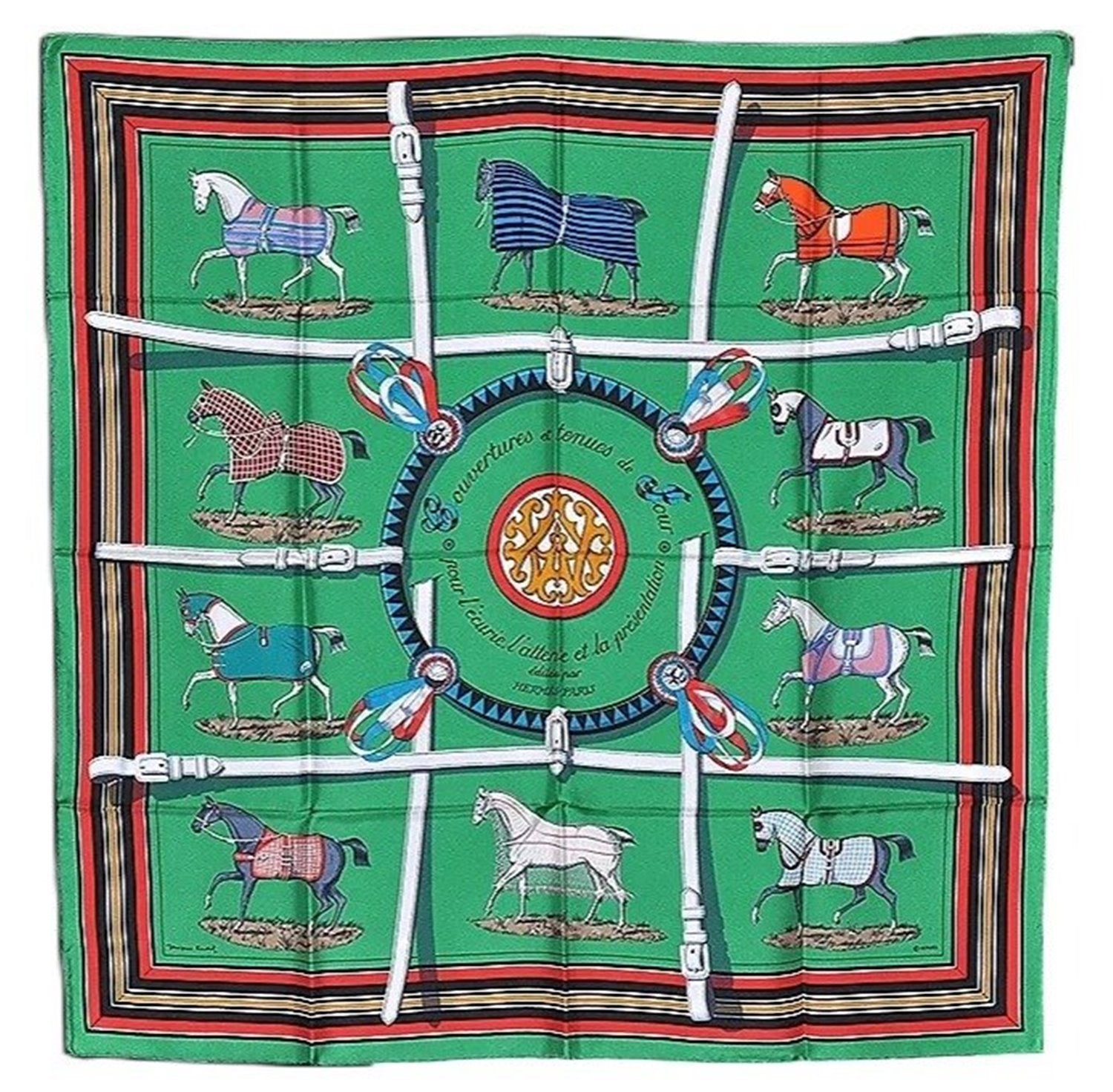 Authentic HERMES Carre 90 Scarf 