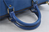 Authentic Louis Vuitton Epi Speedy 30 Hand Bag Purse Blue M43005 LV 0116D