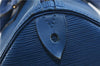 Authentic Louis Vuitton Epi Speedy 30 Hand Bag Purse Blue M43005 LV 0116D