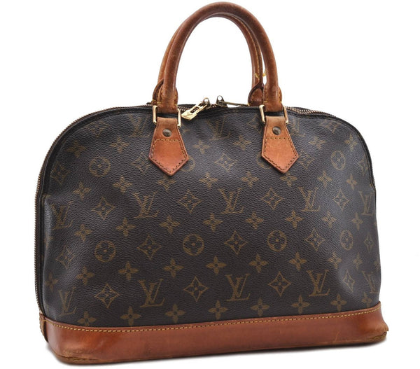 Authentic Louis Vuitton Monogram Alma Hand Bag M51130 LV 0118D