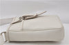 Authentic BURBERRY Vintage Leather Shoulder Cross Body Bag Purse White 0119E