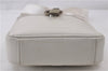Authentic BURBERRY Vintage Leather Shoulder Cross Body Bag Purse White 0119E