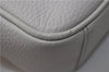Authentic BURBERRY Vintage Leather Shoulder Cross Body Bag Purse White 0119E