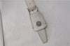 Authentic BURBERRY Vintage Leather Shoulder Cross Body Bag Purse White 0119E