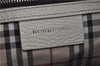 Authentic BURBERRY Vintage Leather Shoulder Cross Body Bag Purse White 0119E