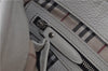 Authentic BURBERRY Vintage Leather Shoulder Cross Body Bag Purse White 0119E