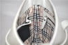 Authentic BURBERRY Vintage Leather Shoulder Cross Body Bag Purse White 0119E