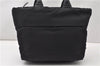 Authentic PRADA Nylon Tessuto Leather 2Way Shoulder Tote Bag Black 0119G