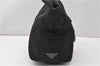 Authentic PRADA Nylon Tessuto Leather 2Way Shoulder Tote Bag Black 0119G