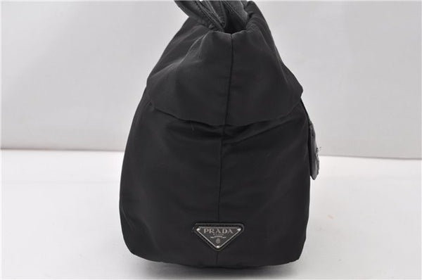 Authentic PRADA Nylon Tessuto Leather 2Way Shoulder Tote Bag Black 0119G