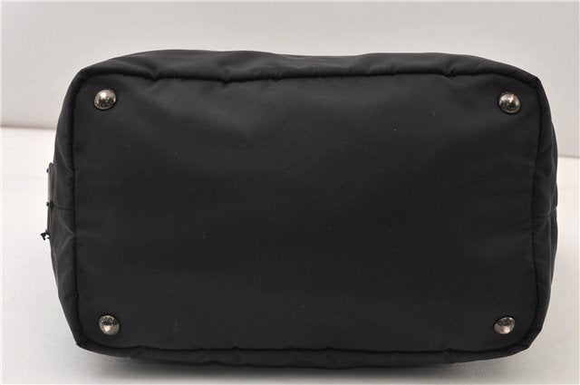 Authentic PRADA Nylon Tessuto Leather 2Way Shoulder Tote Bag Black 0119G