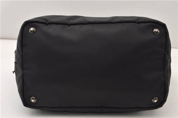 Authentic PRADA Nylon Tessuto Leather 2Way Shoulder Tote Bag Black 0119G