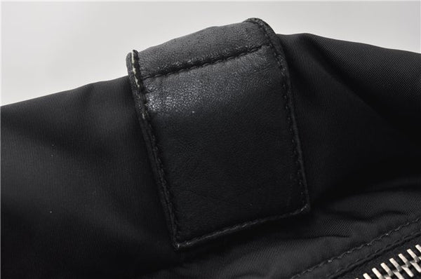 Authentic PRADA Nylon Tessuto Leather 2Way Shoulder Tote Bag Black 0119G