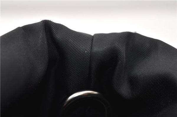 Authentic PRADA Nylon Tessuto Leather 2Way Shoulder Tote Bag Black 0119G