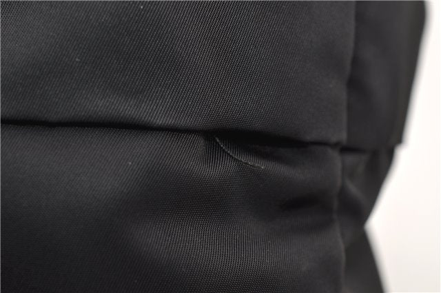 Authentic PRADA Nylon Tessuto Leather 2Way Shoulder Tote Bag Black 0119G