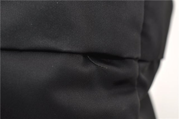 Authentic PRADA Nylon Tessuto Leather 2Way Shoulder Tote Bag Black 0119G