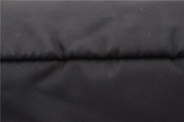 Authentic PRADA Nylon Tessuto Leather 2Way Shoulder Tote Bag Black 0119G