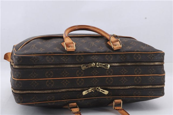 Auth Louis Vuitton Monogram M53362 Porte Documents Voyage 2 Compartments 0120D