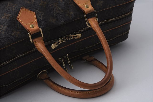 Auth Louis Vuitton Monogram M53362 Porte Documents Voyage 2 Compartments 0120D