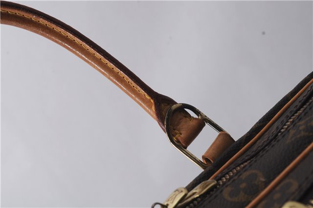 Auth Louis Vuitton Monogram M53362 Porte Documents Voyage 2 Compartments 0120D