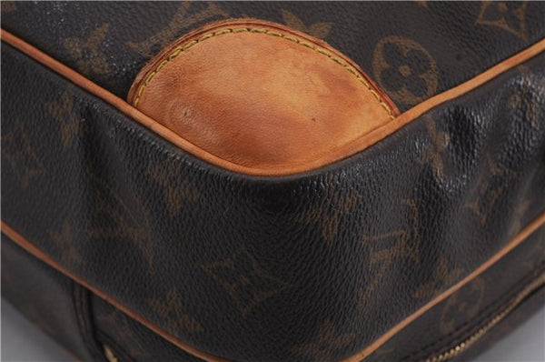 Auth Louis Vuitton Monogram M53362 Porte Documents Voyage 2 Compartments 0120D