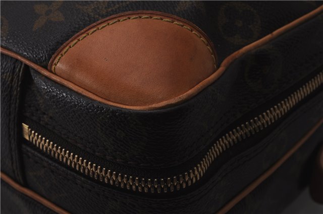 Auth Louis Vuitton Monogram M53362 Porte Documents Voyage 2 Compartments 0120D