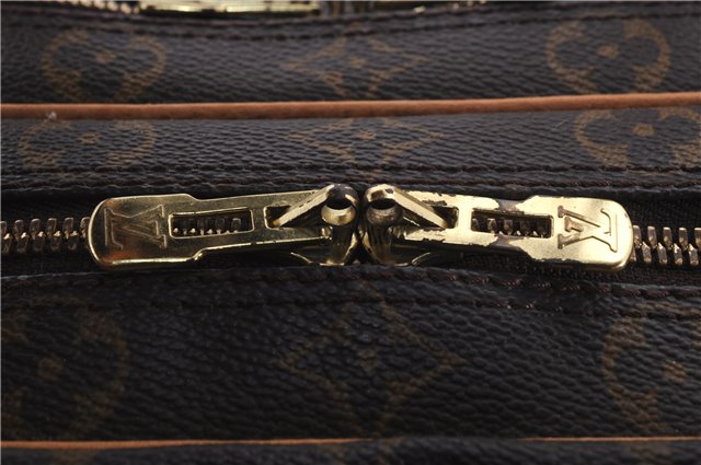 Auth Louis Vuitton Monogram M53362 Porte Documents Voyage 2 Compartments 0120D