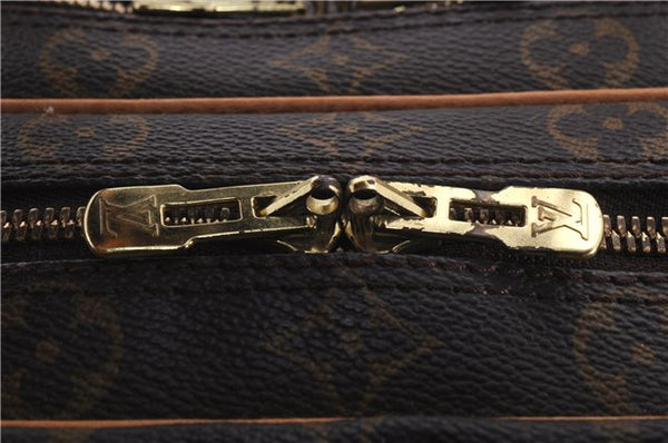 Auth Louis Vuitton Monogram M53362 Porte Documents Voyage 2 Compartments 0120D