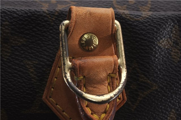 Auth Louis Vuitton Monogram M53362 Porte Documents Voyage 2 Compartments 0120D